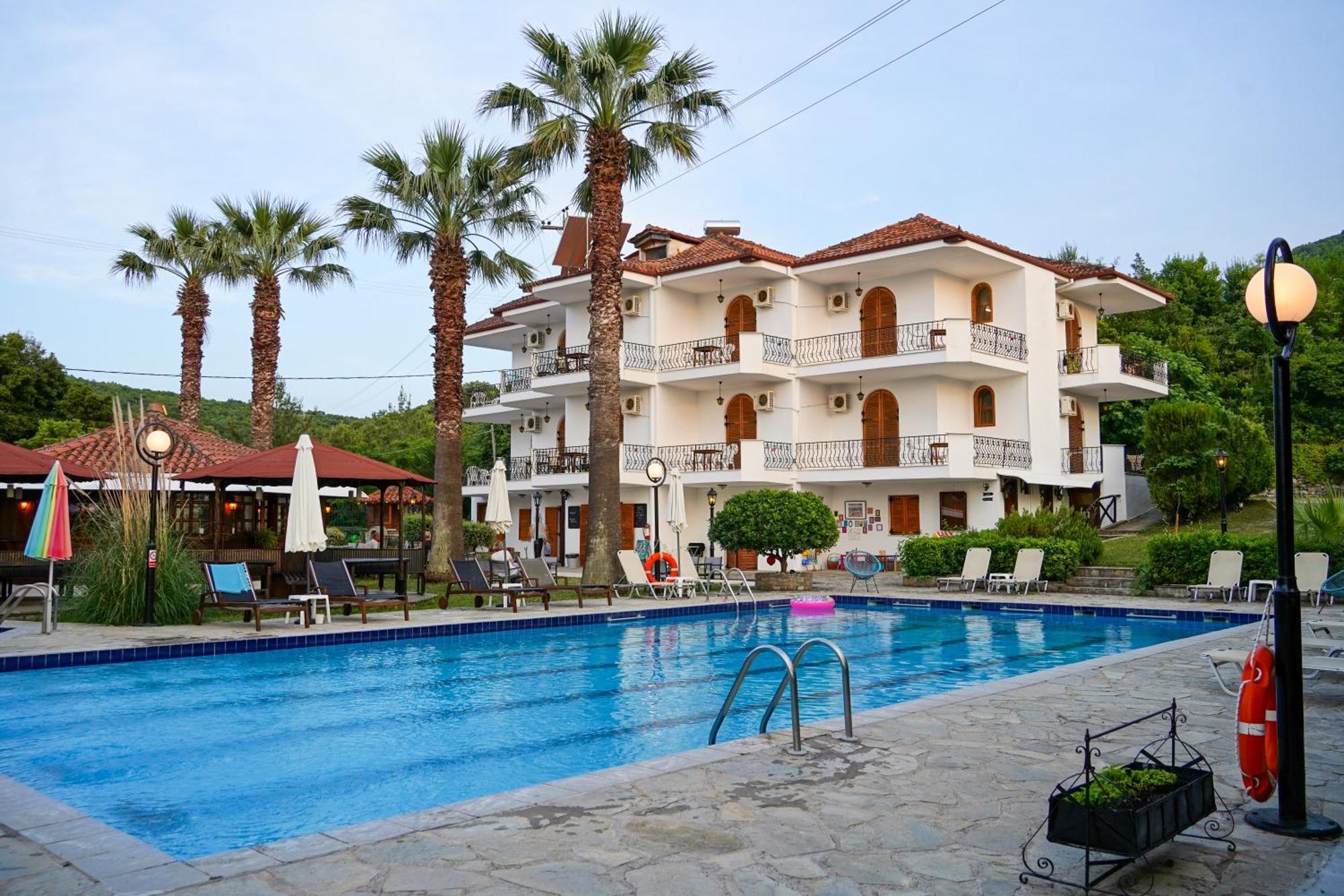 Irida Rooms 'N' Pool Paralia Panteleimonos Extérieur photo